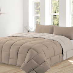 Acolchado King Size Kavanagh Diseño Brick Vison/Beige