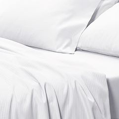 Sabana Danubio 300 Hilos Queen Size Color Blanco