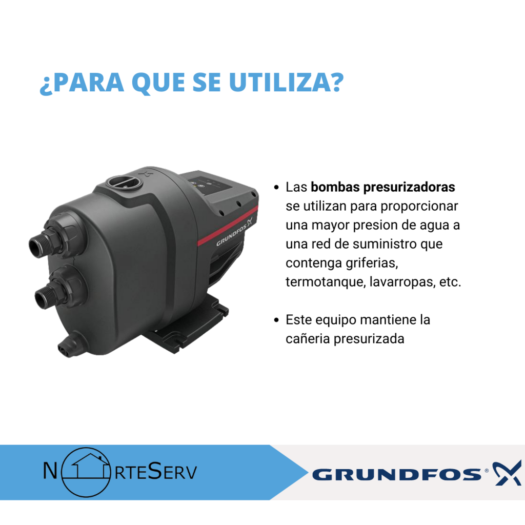 Bomba Presurizadora Grundfos Scala1 3-25 - Norteserv