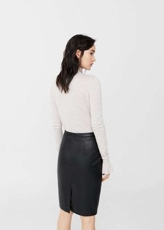 Falda en cuero - comprar online