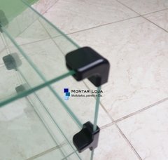 Prateleira de vidro modulado 60cm de comprimento na internet