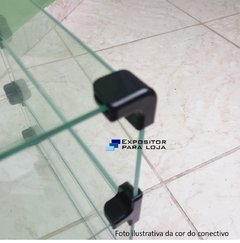 Balcão De Vidro Modulado Em L Para Loja 150x100x30 BL466 - comprar online