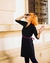 Vestido Cuello Volcado - Negro en internet