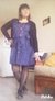 - Vestido Presillas - Azul Navy - tienda online