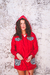 Chaqueta Impermeable con Capucha Desmontable - Roja Navy en internet
