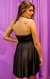 Vestido Marilyn - Escote abierto en negro en internet