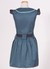 Vestido Presillas - Raso petróleo - tienda online