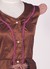 Vestido Presillas - Raso chocolate y gasa - Solo Donovan