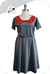 - Vestido Baby - Cuello encaje rojo