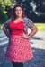 Vestido Frunce - en color rojo - comprar online