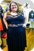 Vestido Greta Azul - Lycra y encaje