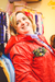 Imagen de Chaqueta Impermeable con Capucha Desmontable - Roja Navy