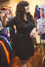 Vestido Cuello Volcado - Negro - tienda online