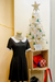 - Vestido Merlina - Negro mate, manga corta - tienda online