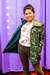 Chaqueta Impermeable con Capucha Desmontable - Verde en internet