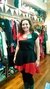 - Vestido Moño Recorte - Negro y Rojo en internet