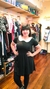 - Vestido Merlina - Negro mate, manga corta - Solo Donovan