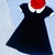 - Vestido Merlina - Negro mate, manga corta