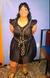 Vestido Presillas - Línea raso negro