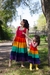 Mini Vestido Rainbow - Madre e Hija - Solo Donovan