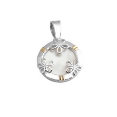 Colgante Plata y Oro Cod. 970