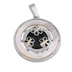 Colgante Plata y Oro Cod. 986