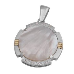 Colgante Plata y Oro Cod. 994