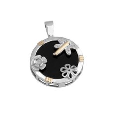 Colgante Plata y Oro Cod. 1001