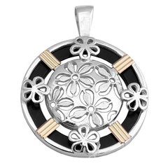 Colgante Plata y Oro Cod. 1004