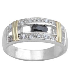 Anillos Plata y Oro Cod. 1517