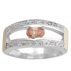 Anillo Plata y Oro Cod. 1531