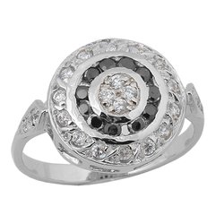 Anillo Plata 925 y Cubic Zirconia COD. 1581