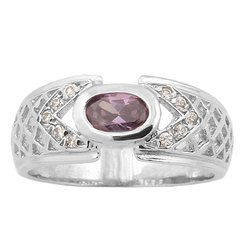 Anillo Plata 925 y Cubic Zirconia COD. 1831