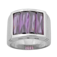 Anillo Plata 925 y Zirconia COD. 2324 - comprar online