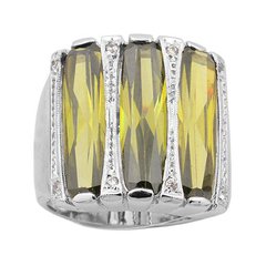 Anillo Plata 925 y Cubic Zirconia COD. 2558