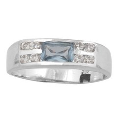 Anillo Plata 925 y Zirconia COD. 2721