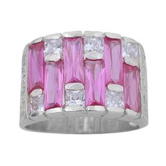 Anillo Plata 925 y Zirconia COD. 2791