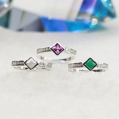 Anillo de Plata 925 con Zirconias COD. 2876