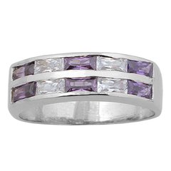 Anillo Plata 925 y Cubic Zirconia COD. 3041B