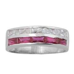 Anillo Plata 925 y Cubic Zirconia COD. 3041