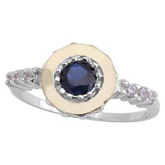 Anillo Plata y Oro BV Cod. 3631