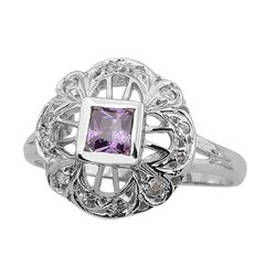 Anillo Plata 925 y Cubic Zirconia COD. 3674