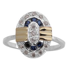 Anillos Plata y Oro Linea Antigua Cod. 3703