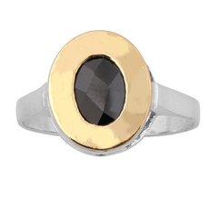 Anillo Plata y Oro BV COD. 3759