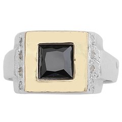 Anillo Plata y Oro BV Cod. 3775