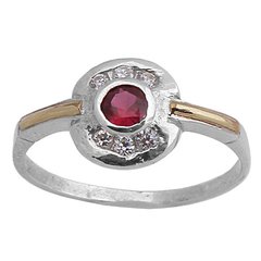 Anillos Plata y Oro, Ojo de Perdíz Cod. 3909