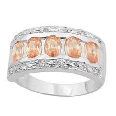 Anillo Plata 925 y Cubic Zirconia COD. 4006