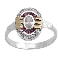 Anillos Plata y Oro Linea Antigua Cod. 4020