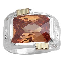 Anillo Plata y Oro Cod. 4083