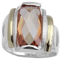 Anillo Plata y Oro Cod. 4085